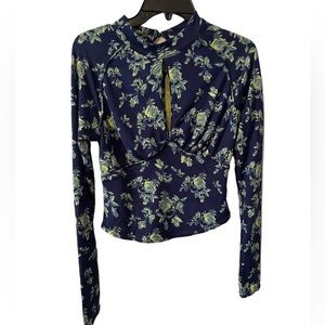 NWOT free people floral top